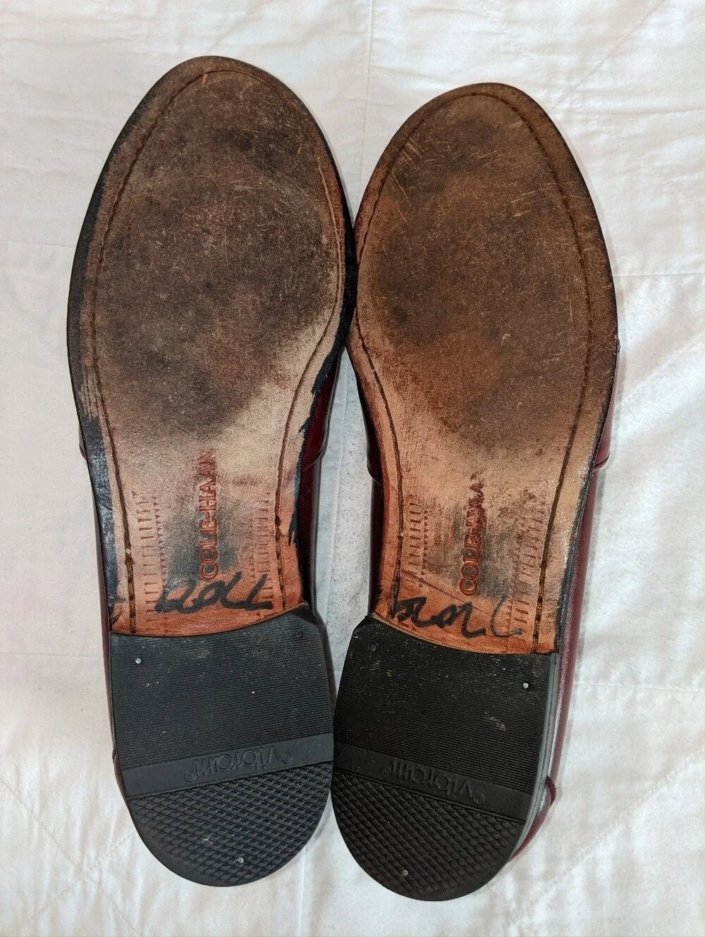 Cole Haan Men Loafers Brown New Heels Work Dressy Classic Slip On Size 9D